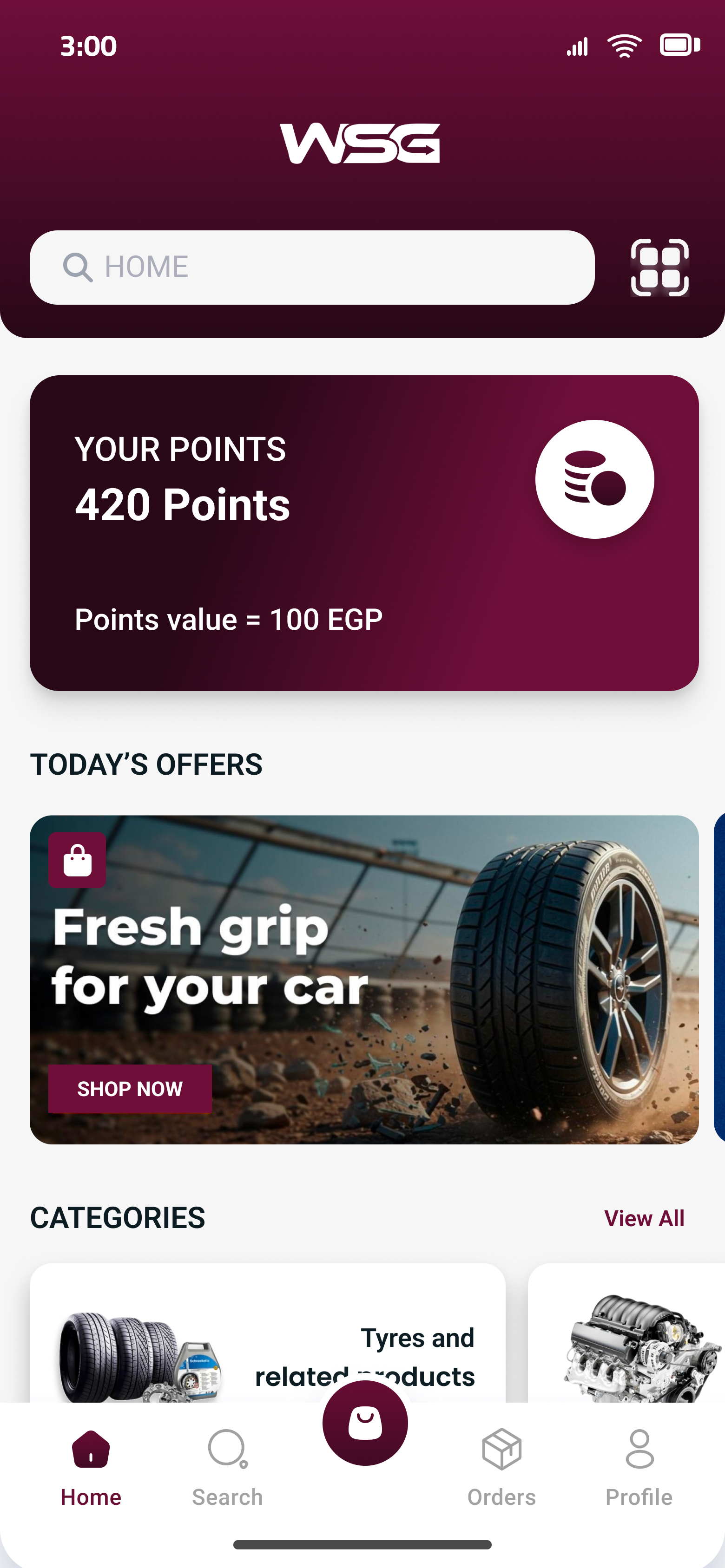 Home Dashboard